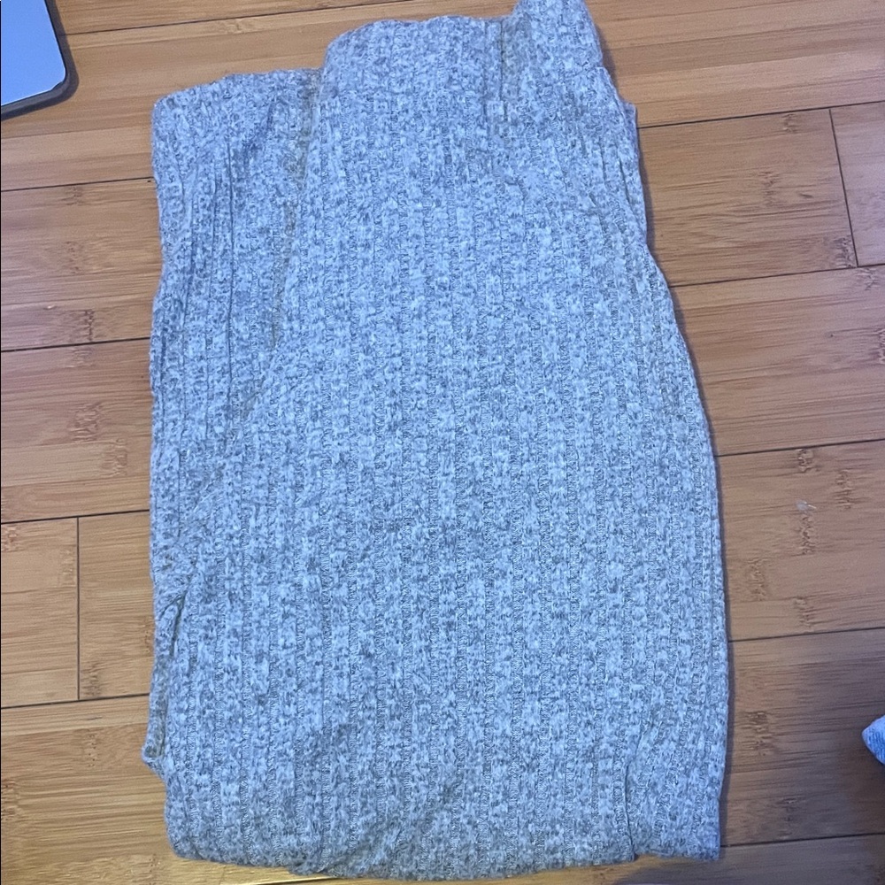 SHEIN Light Gray Wide Leg Pants